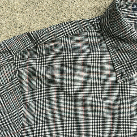 Old School Bespoke Men's VTG 90s Flannel Shirt​​​​​​​ - Picture 4 of 4